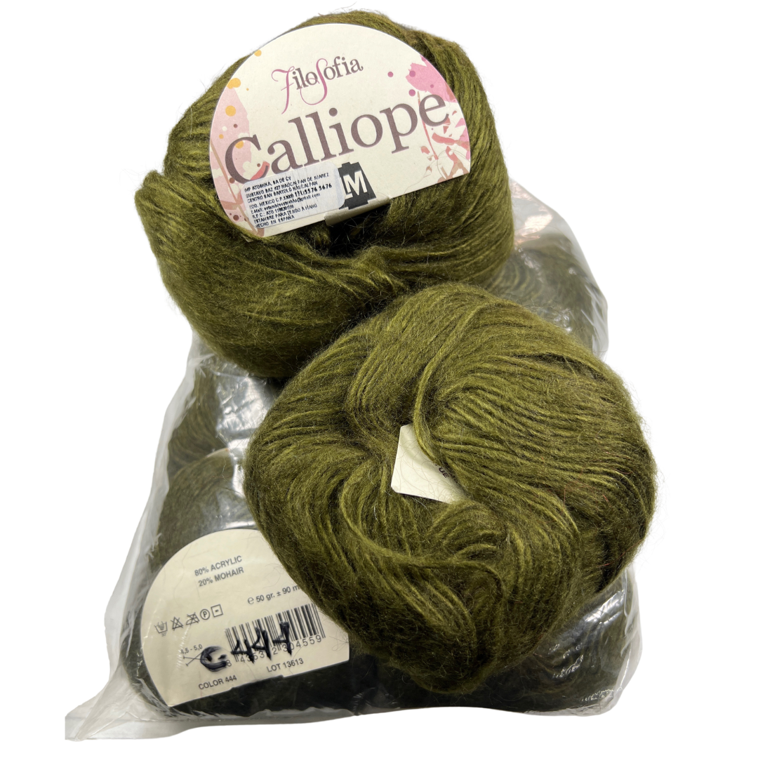 CALLIOPE MOHAIR CON ACRILICO PAQUETE 10 PZ