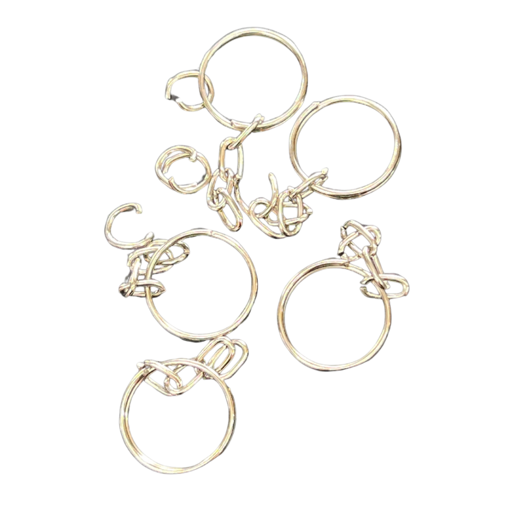 Argollas para llavero