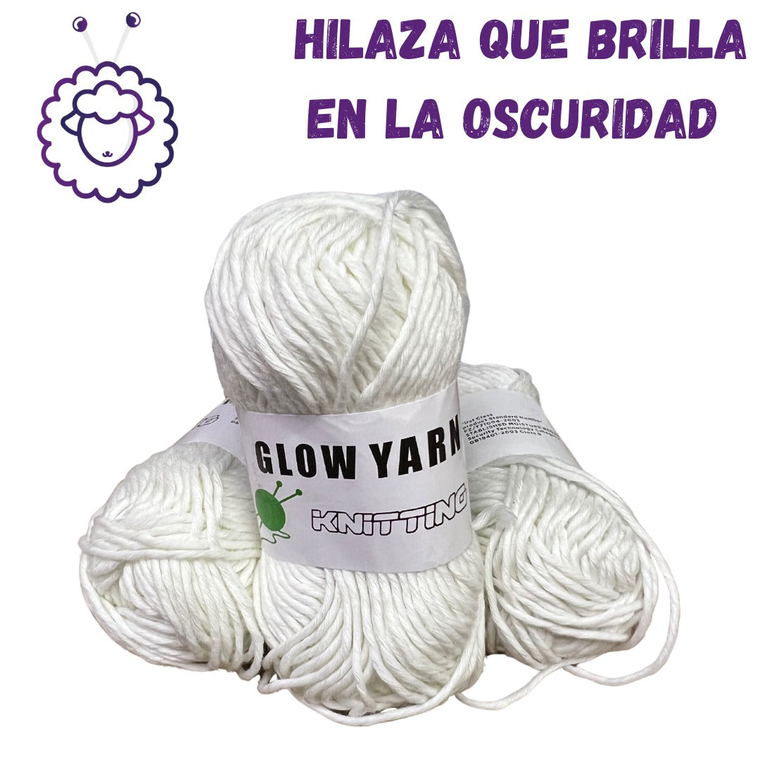 Glow Yarn HILAZA QUE BRILLA EN LA OSCURIDAD