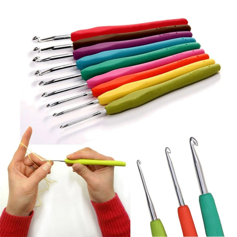 KIT DE GANCHOS ERGONOMICOS 12PZ 2-8mm